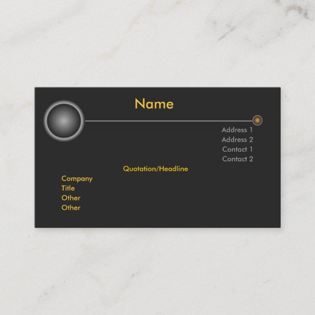 Carte de visite de pointe de Nibiru (Devant)