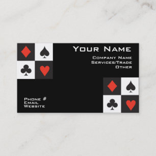 Carte de visite de poker