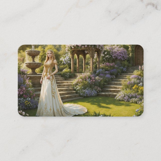Carte De Visite De princesse à reine Signet de page (Devant)