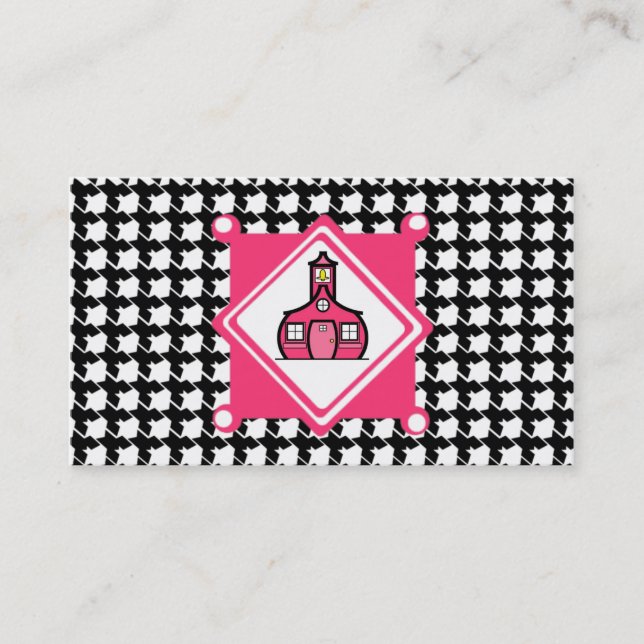 Carte de visite de professeur (Devant)