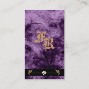 Carte de visite de profil de domaine fées