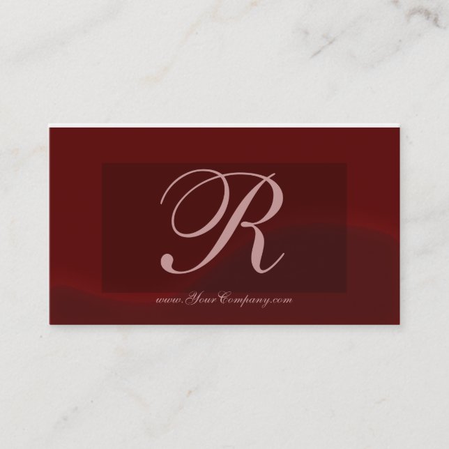Carte de visite de "R" (Devant)