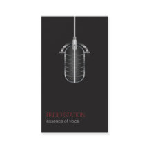 Carte de visite de radiodiffusion