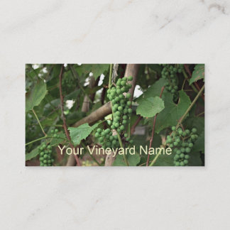 Carte de visite de raisins