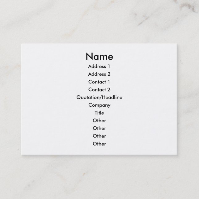 Carte de visite de réflexothérapie (Devant)