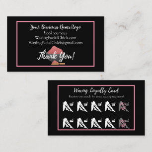 Carte de visite de remise de fidélité de cirage