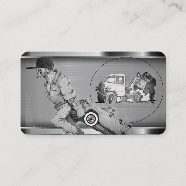 Carte de visite de remorquage (Devant)