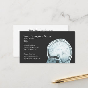 Carte de visite de rendez-vous de neurologue