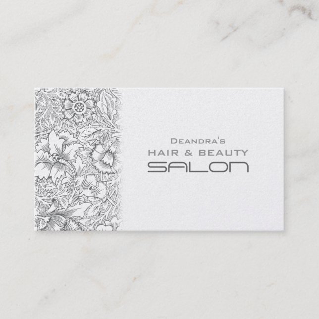 Carte de visite de rendez-vous du salon de mode vi (Devant)