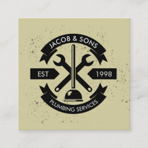 Carte de visite de réparation de la plomberie