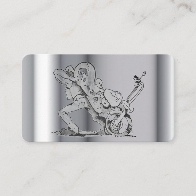 Carte de visite de réparation de motocyclette (Devant)