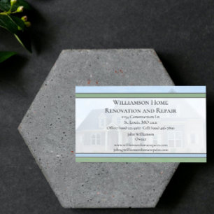 Carte de visite de réparation et de rénovation