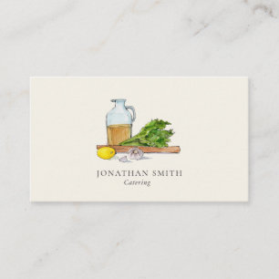 Carte de visite de restauration