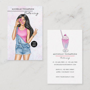 Carte de visite de restauration