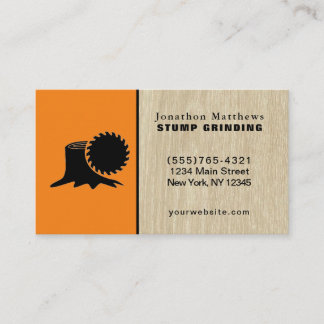 Carte de visite de retrait de la broyage de la tig