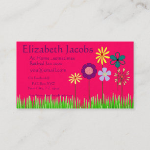 Carte de visite de retraite de Baby Boomer