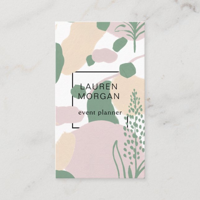 Carte de visite de rêve minimaliste (Devant)