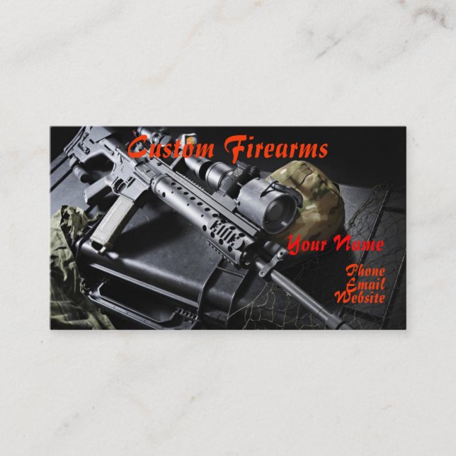 Carte de visite de revendeur FFL 8 (Devant)