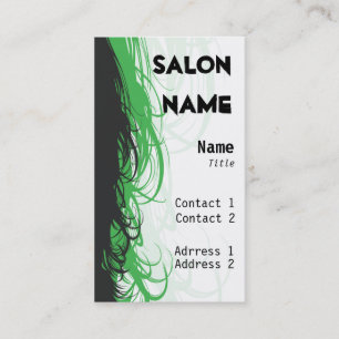 Carte de visite de salon - customisé