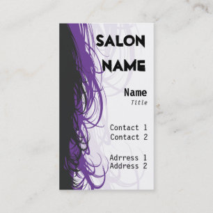 Carte de visite de salon - customisé