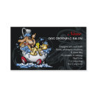 Carte de visite de salon de toilettage de chien