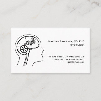 Carte de visite de santé mentale/psychologue