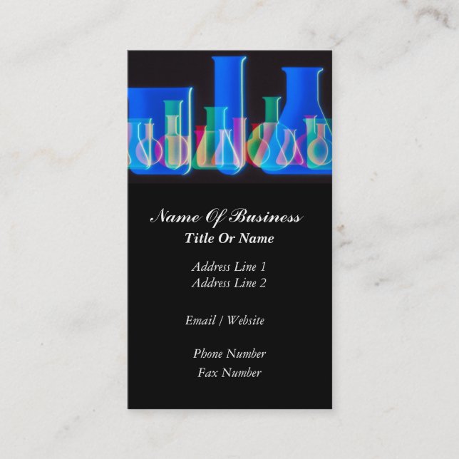 Carte de visite de scientifique (Devant)