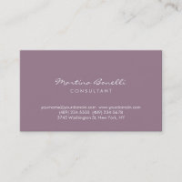 Carte de visite de script rose de Mountbatten Plym