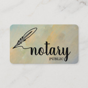 Carte de visite de script simple et élégant pour