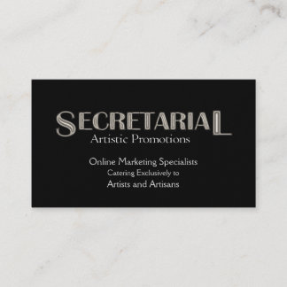 Carte de visite de secrétariat
