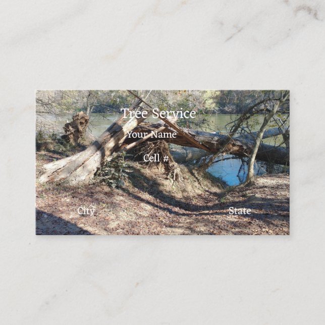 Carte de visite de service d'arborescence (Devant)