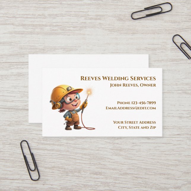 Carte de visite de service de contracteur de fabri (Devant/Arrière en situation)
