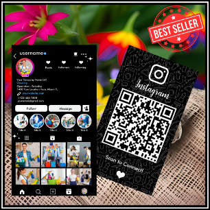 Carte de visite de service de nettoyage avec code