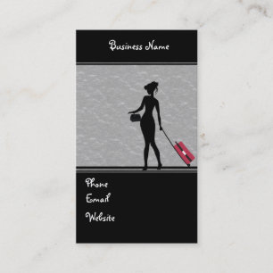 Carte de visite de services de voyage