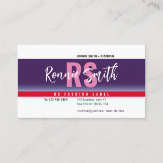 Carte de visite de signature