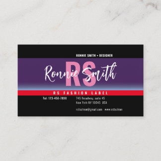 Carte de visite de signature