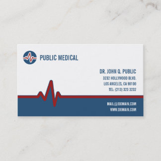 Carte de visite de soins de santé Médicale #Custom