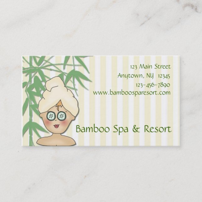 Carte de visite de spa (Devant)