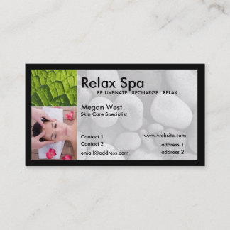 Carte de visite de spa