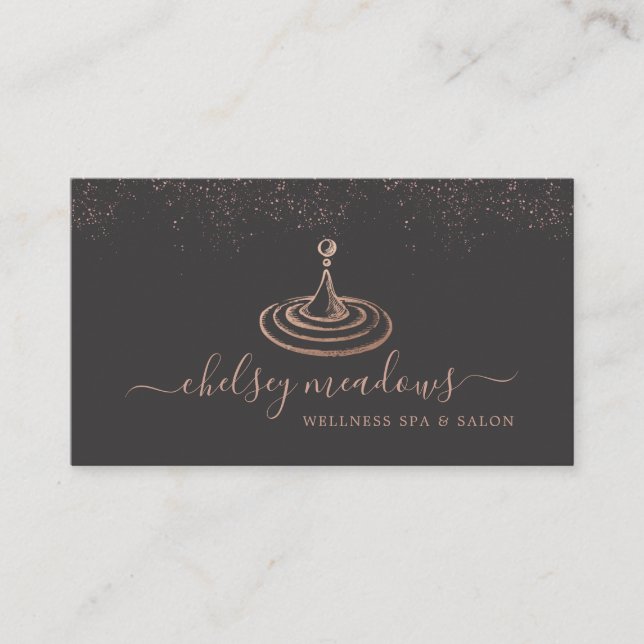 Carte de visite de Spa Rose Gold (Devant)