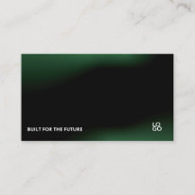 Carte de visite de startup de technologie sombre f