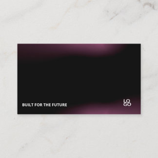 Carte de visite de startup de technologie sombre f