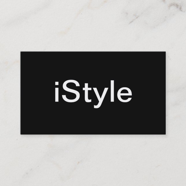 Carte de visite de styliste (Devant)