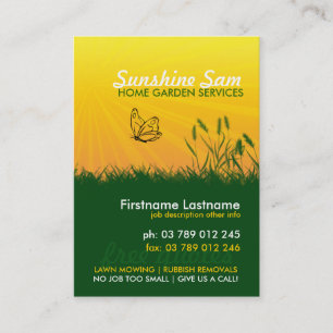 Carte de visite de Sunshine Garden Service
