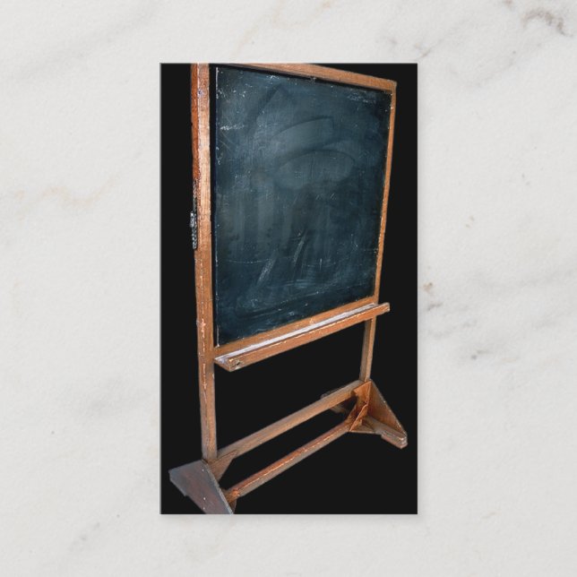 Carte de visite de tableau noir (Devant)