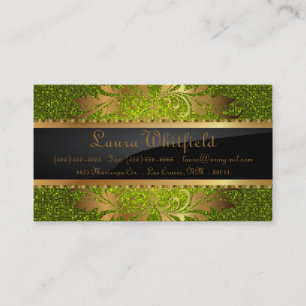 Carte de visite de tape-à-l'oeil de disco de