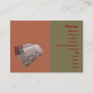 Carte de visite de tapis