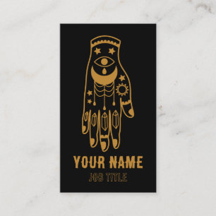 Carte de visite de tatouage Witchstal Moon & Stars