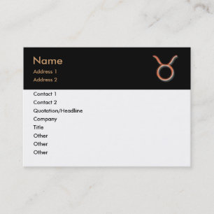 Carte de visite de Taurus