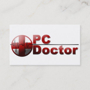 Carte de visite de technicien de réparation infor